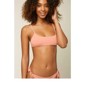 O’Neill Surfside Saltwater coral bikini bottoms in size small. Top available